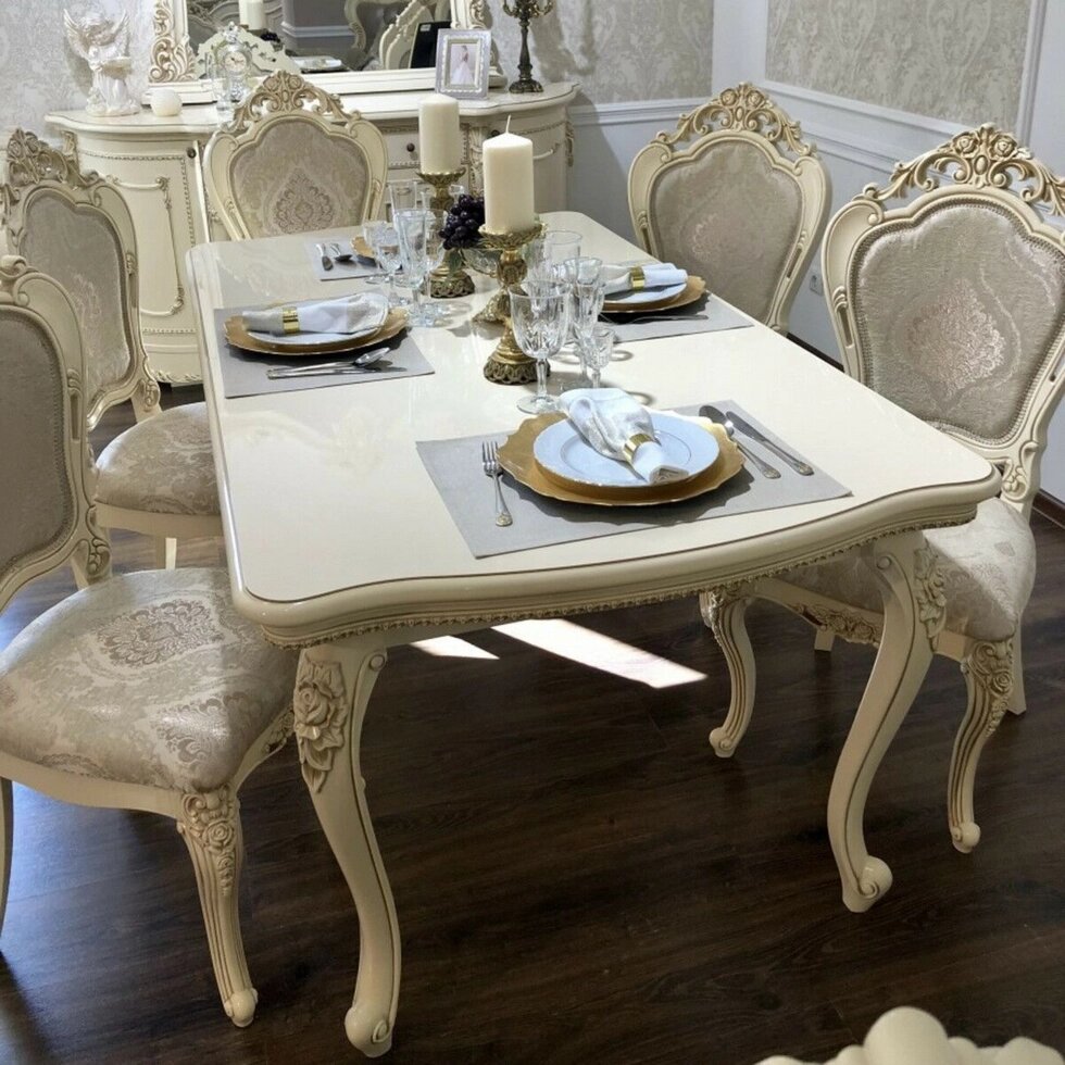 Столовый набор кремового цвета "Джоконда" ##от компании## Мебель Дом 24 - ##фото## 1