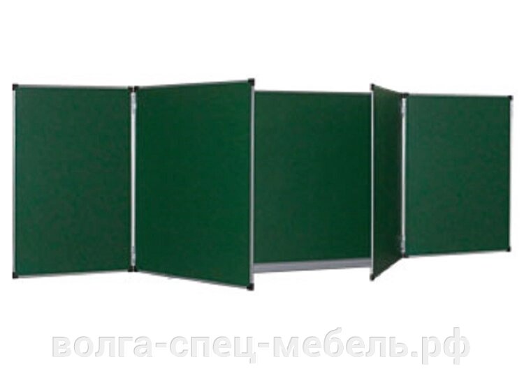 Доска аудиторная школьная 5-ти элементная 3400х1000мм от компании Волга-Спец-Мебель - фото 1