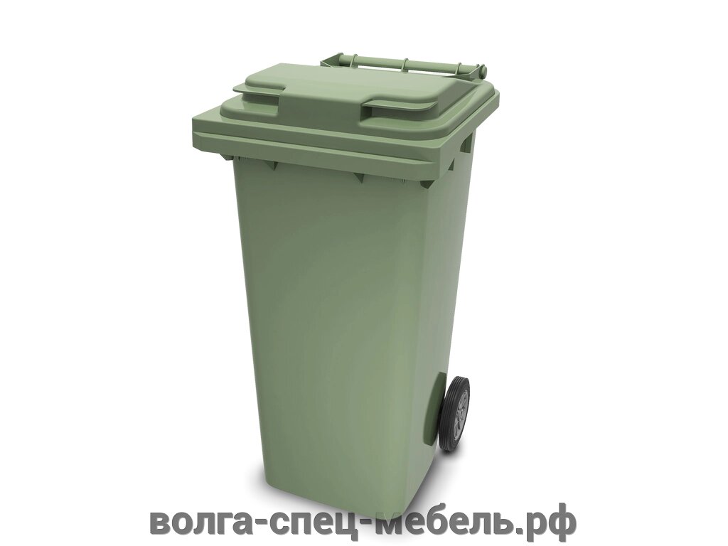Контейнер для мусора 120 л. пластик от компании Волга-Спец-Мебель - фото 1