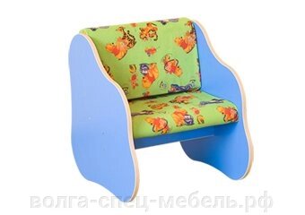 Кресло детское полумягкое для детских садов от компании Волга-Спец-Мебель - фото 1