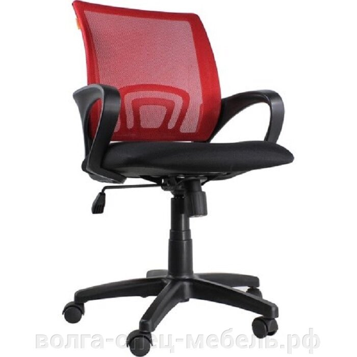 Кресло  компьютерное для персонала, конференций CHAIRMAN 696 сетчатый акрил с  (механизм качания) от компании Волга-Спец-Мебель - фото 1