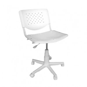 Кресло коппьютерное персонала, конференций Дези-ИЗО пластик белый/цветной