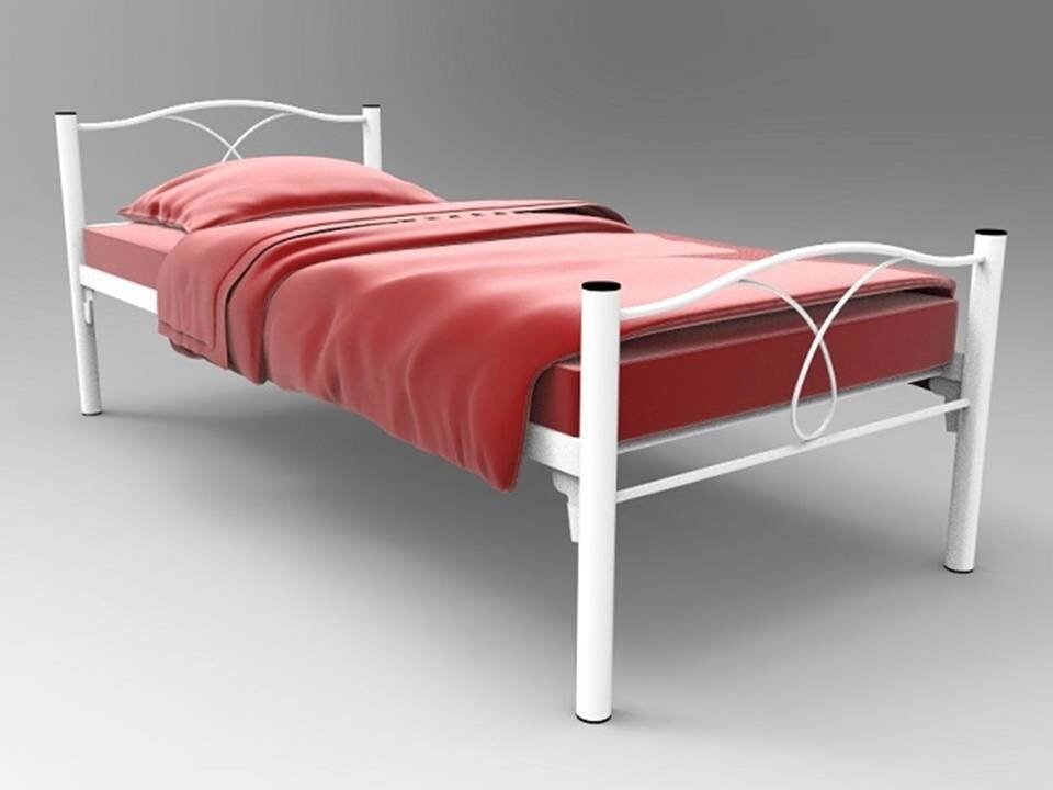 Кровать для пациента металлическая 1-20 от компании Волга-Спец-Мебель - фото 1