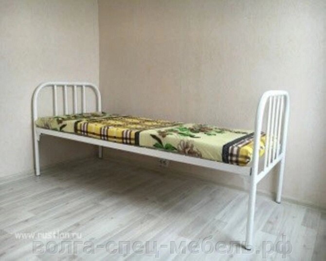 Кровать металлическая для пациента СТБ 190х80см от компании Волга-Спец-Мебель - фото 1