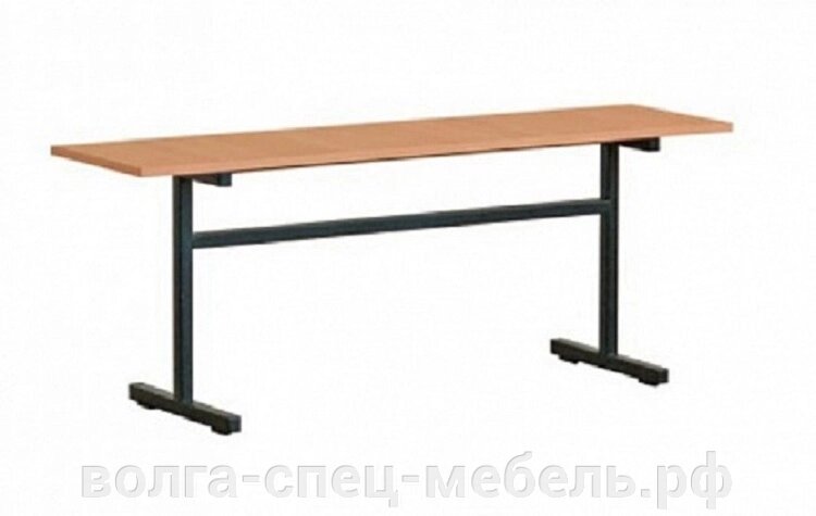 Лавка к столу школьному обеденному 150см от компании Волга-Спец-Мебель - фото 1