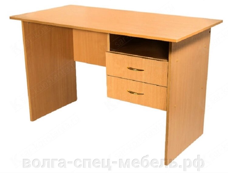 Стол письменный с выдвижными ящиками 120х60см - Волга-Спец-Мебель