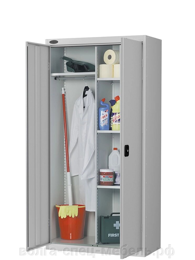 Шкаф для хозяйственного/уборочного инвентаря или для индивидуального хранения  ШМУ 22-800,  80х50х185см. - особенности