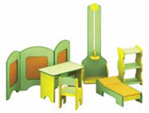 Поликлиника - игровая детская мебель (6 предметов)