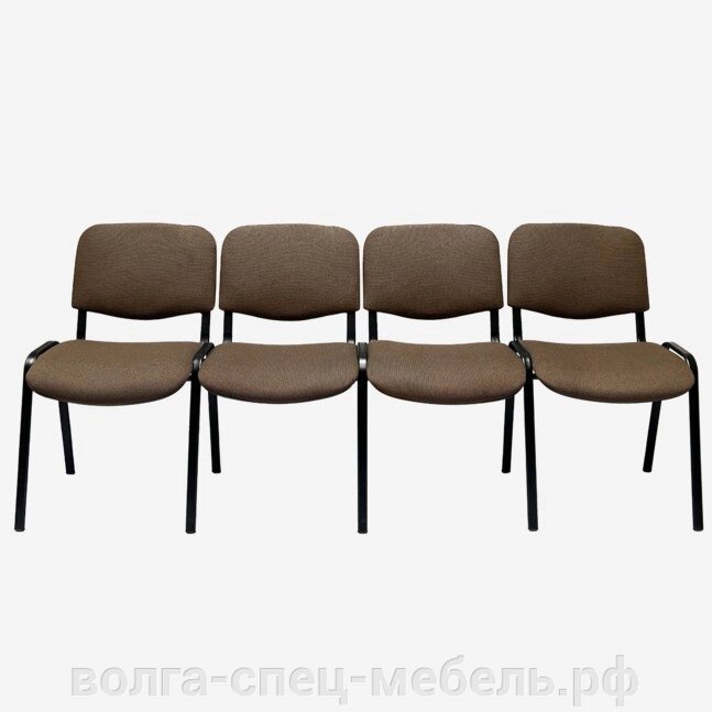 Секция стульев ИЗО 4-х местная от компании Волга-Спец-Мебель - фото 1