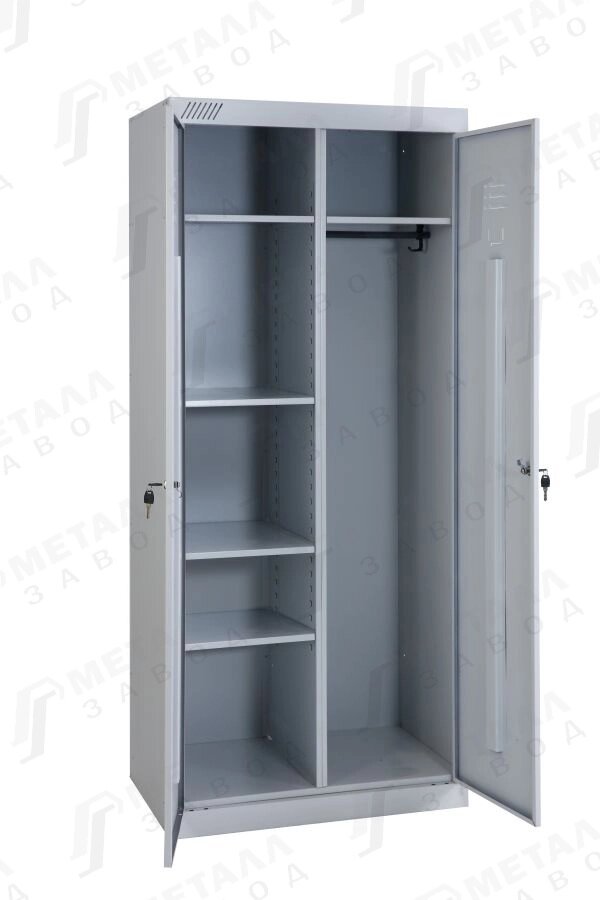 Шкаф для одежды и личных вещей 80х50х185см. от компании Волга-Спец-Мебель - фото 1