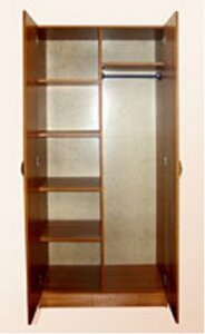 Шкаф для одежды комбинированный 76х52х186см.