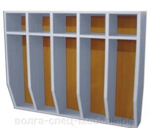 Шкаф для полотенец навесной для детских садов от компании Волга-Спец-Мебель - фото 1
