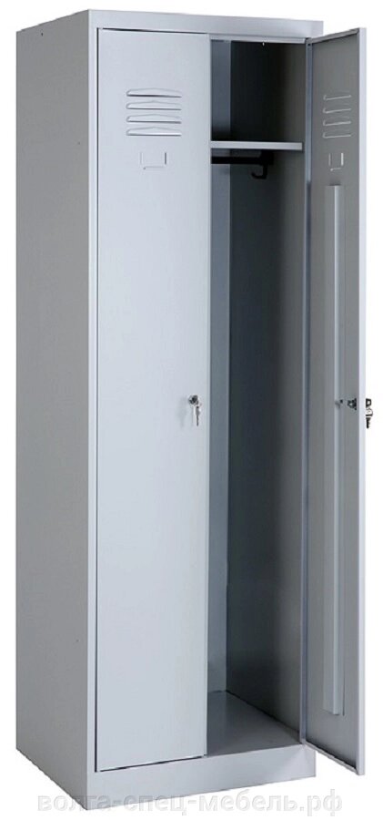 Шкаф гардеробный для индивидуального хранения  ШРК 22-800 на 2 места. 80х50х187см от компании Волга-Спец-Мебель - фото 1