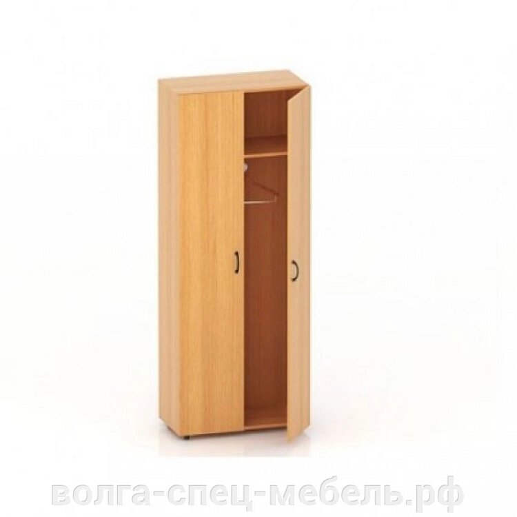 Шкаф гардеробный для одежды 85х45х200 см от компании Волга-Спец-Мебель - фото 1