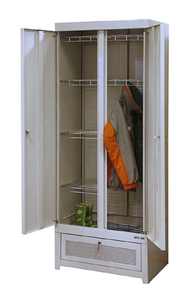 Шкаф сушильный металлический для одежды ШСО-22м от компании Волга-Спец-Мебель - фото 1