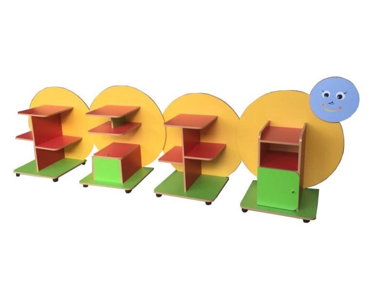 Стеллаж для детского сада модульный Гусеница от компании Волга-Спец-Мебель - фото 1