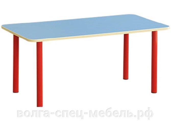 Стол детский прямоугольный 102х55см.  регулируемый 0-3 рост. для детских садов от компании Волга-Спец-Мебель - фото 1
