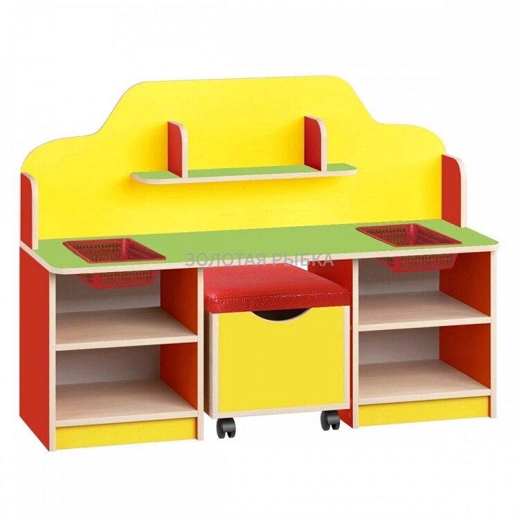 Стол дидактический 120*44*97см (игровая детская мебель) от компании Волга-Спец-Мебель - фото 1