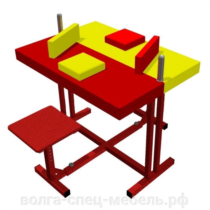Стол для Армрестлинга стандарта WAF сидя от компании Волга-Спец-Мебель - фото 1