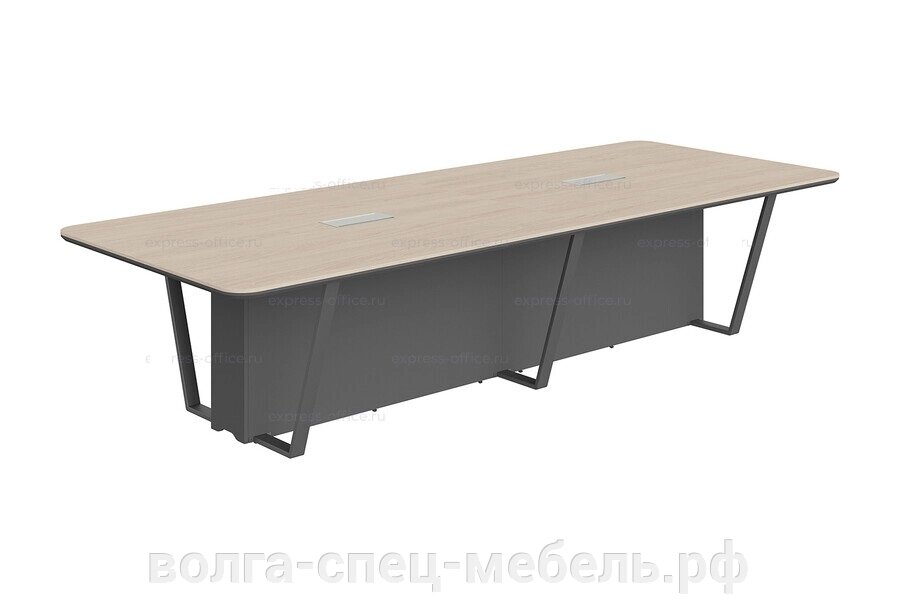 Стол для заседаний на металлокаркасе от компании Волга-Спец-Мебель - фото 1