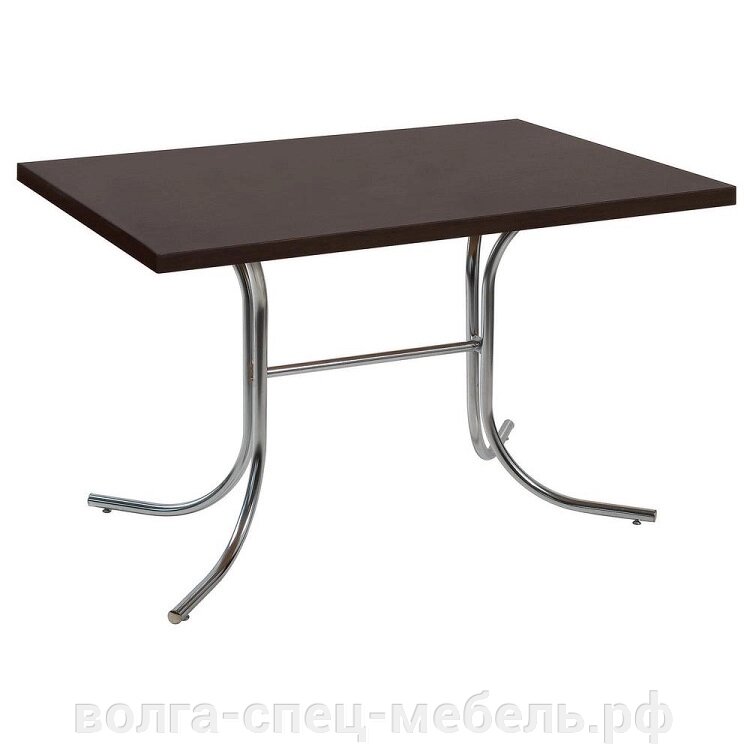 Стол обеденный для кафе, столовой на каркасе Телескоп.\размеры разные\ от компании Волга-Спец-Мебель - фото 1
