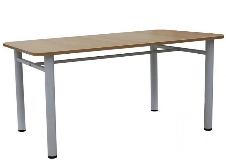 Стол обеденный для кафе, столовой на металлическом разборном каркасе 150х80 см. от компании Волга-Спец-Мебель - фото 1