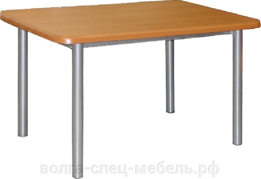 Стол обеденный для кафе, столовой на сварном каркасе. 120х80,\и другие размеры\ от компании Волга-Спец-Мебель - фото 1