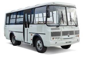 Автобус ПАЗ 32053 раздельные сиденья с ремнями безопасности