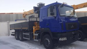 Кму маз 6312C5-8575-012 (евро-5) + soosan SCS746L верх. упр. борт сталь 6,6м. спм