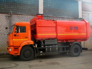 КО-449-19 на шасси КАМАЗ 43253-3010-69 мусоровоз с боковой загрузкой универсальный захват