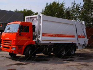 МКЗ-50-20К на шасси КАМАЗ 65115-3081-48, мусоровоз, 20м3, задн. загрузка, портал