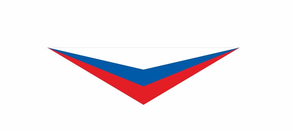 Пионерский галстук российского флага триколор от компании Интернет-магазин "Атрибуты" - фото 1