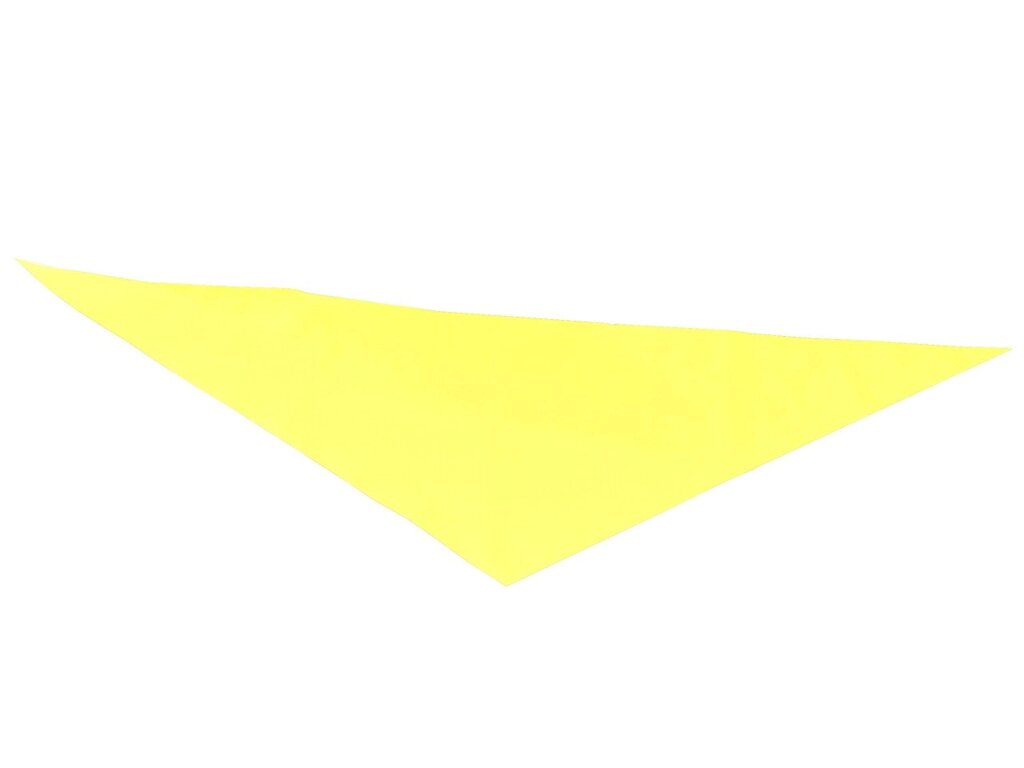 Пионерский галстук желтый детский и взрослый от компании Интернет-магазин "Атрибуты" - фото 1