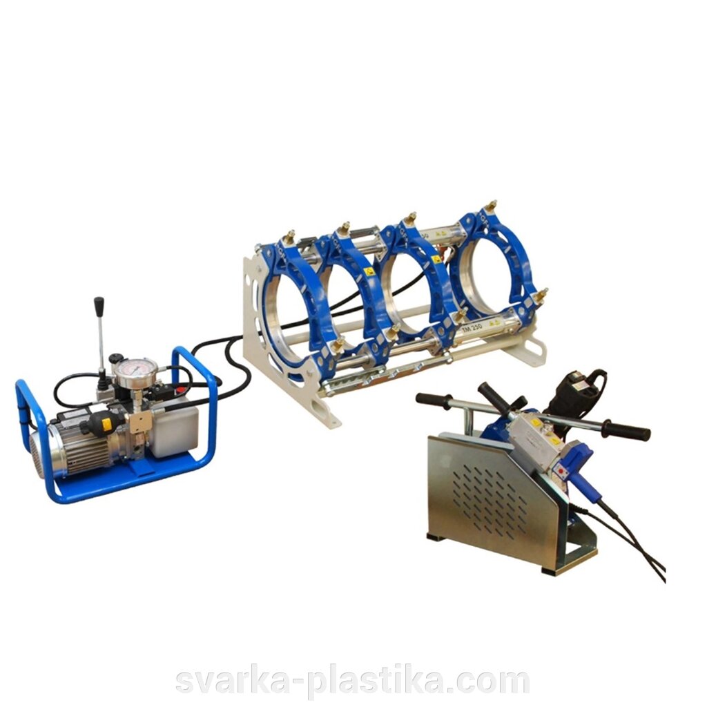 Аппарат для стыковой сварки пластиковых труб (ПЭ, ПП) ТМ 160 ECO от компании Сварка пластика - фото 1