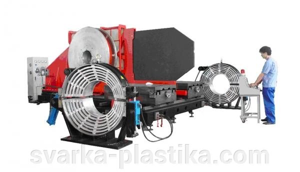 Цеховая сварочная машина для производства тройников и отводов SHENGDA SHG1000 от компании Сварка пластика - фото 1