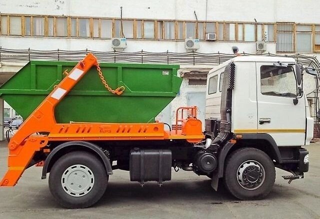 Мусоровоз МК-3412-01 (бункер БМ-8) на шасси Маз-5550В2-480-041 от компании ООО Дайзен - фото 1