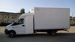 Изотермический фургон с хоу A21R22 Газель Next (спальное место, габариты 3100х2800х2000 мм)
