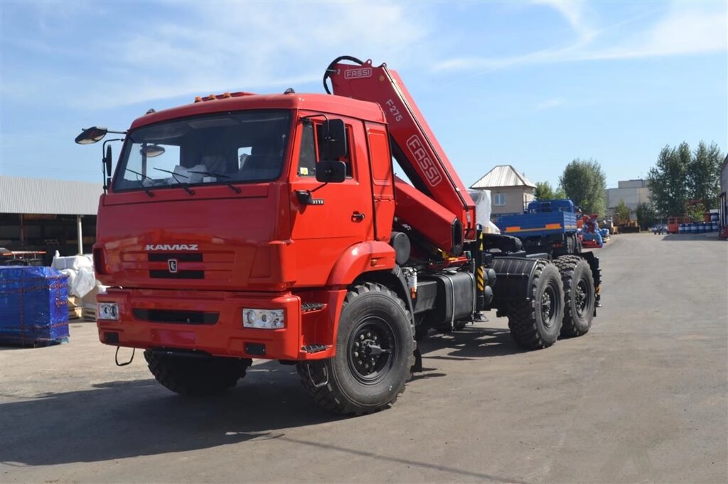 Седельный тягач с кму Fassi F275A. 0.22 Камаз 43118 - гарантия