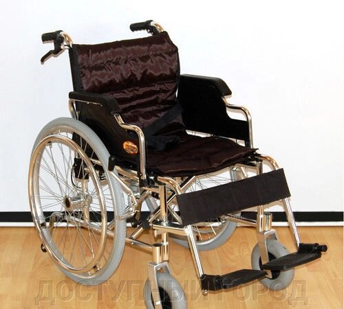 Алюминиевая кресло-коляска от компании ДОСТУПНЫЙ ГОРОД - фото 1