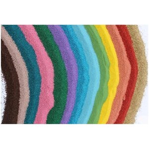 Цветной песок для детского творчества различные цвета (более 20 цветов)