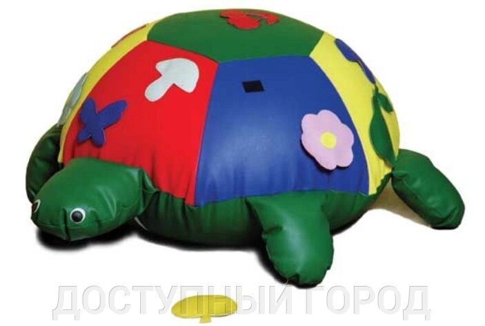 Дидактическая игрушка «Черепаха» (D.70) от компании ДОСТУПНЫЙ ГОРОД - фото 1