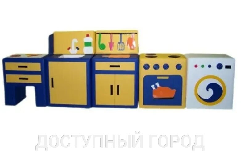 Модульный набор "Кухня" от компании ДОСТУПНЫЙ ГОРОД - фото 1