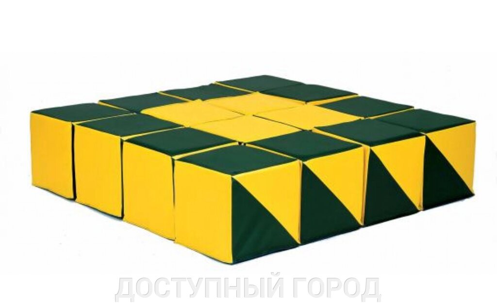 Модульный набор «Занимательные кубики» от компании ДОСТУПНЫЙ ГОРОД - фото 1