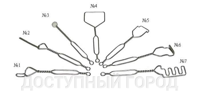Набор зондов логопедических, 7 шт. от компании ДОСТУПНЫЙ ГОРОД - фото 1