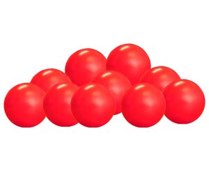 Шарики для сухого бассейна цвет красный диаметр 7,5см, в коробке 320 шт.