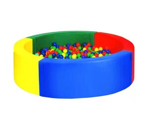 Сухой бассейн круглый (четырехцветный) (D. 180х40х15)