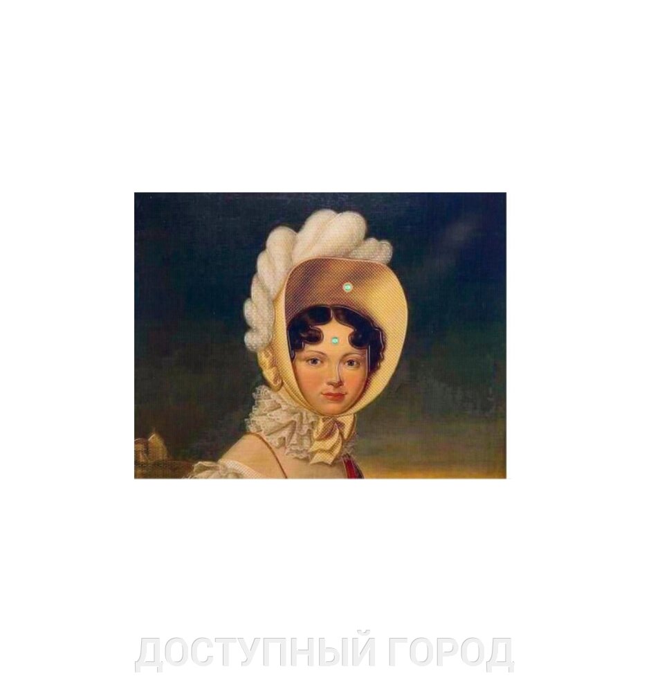 Тактильный 2D портрет великой княгини Екатерины Павловны ##от компании## ДОСТУПНЫЙ ГОРОД - ##фото## 1