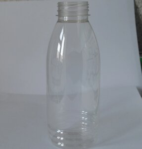 Бутылка ПЭТ 0,45л (450мл) горло 38мм, прозрачная