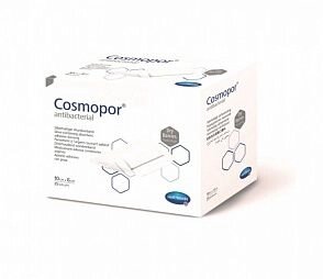 COSMOPOR Antibacterial - Самокл. серебросодержащ. повязки (DryBarrier): 10 х 6 см; 25 шт. от компании ООО Лидер - фото 1