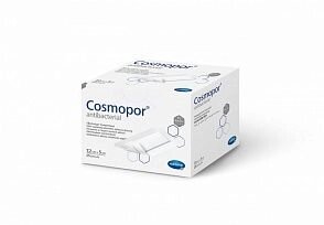 COSMOPOR Antibacterial - Самокл. серебросодержащ. повязки (DryBarrier): 7,2 х 5 см; 25 шт. от компании ООО Лидер - фото 1